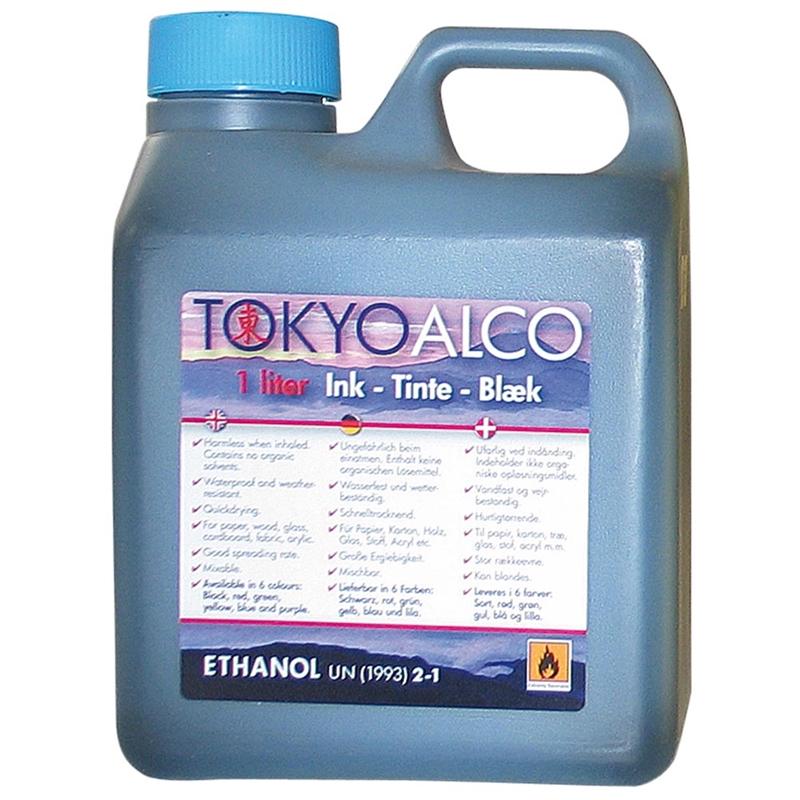Tokyo Alco Skilteblæk Liter Blå
