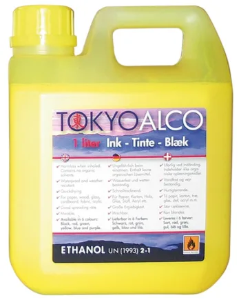 Tokyo   Alco   Skilteblæk        Liter    Gul