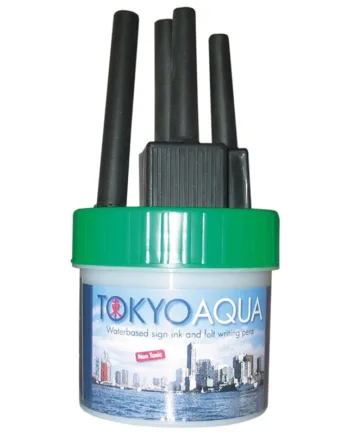 Tokyo   Aqua    Sæt   Med       Filtpenne    Grøn