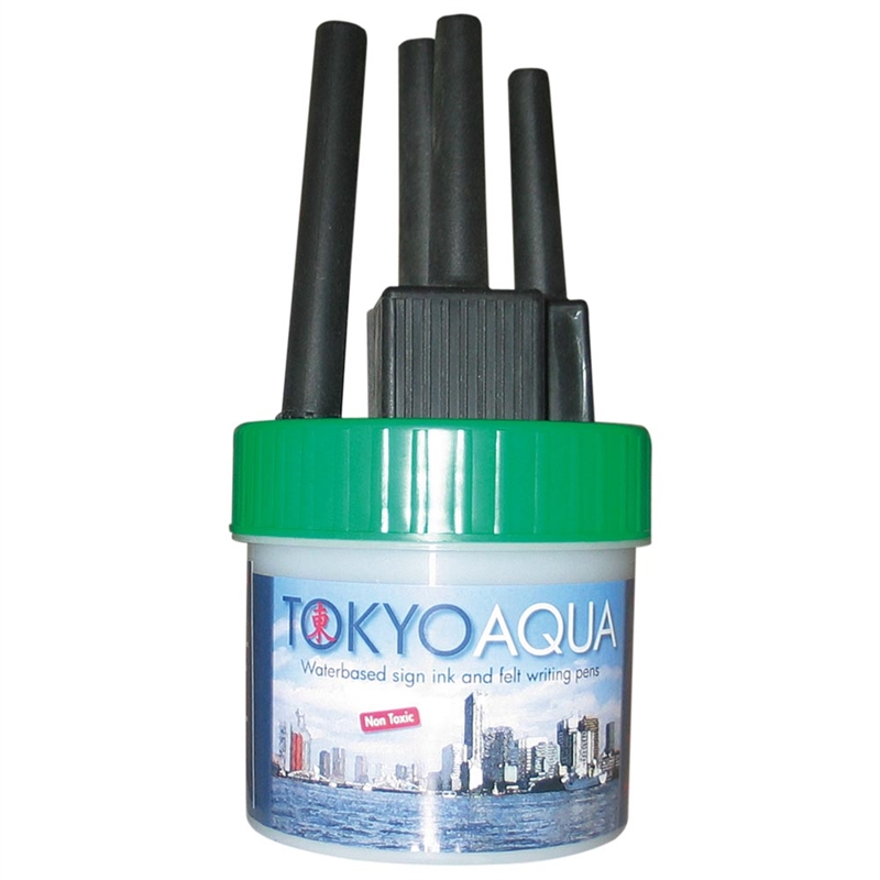 Tokyo Aqua Sæt Med Filtpenne Grøn