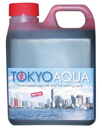 Tokyo   Aqua   Skilteblæk        Liter    Rød
