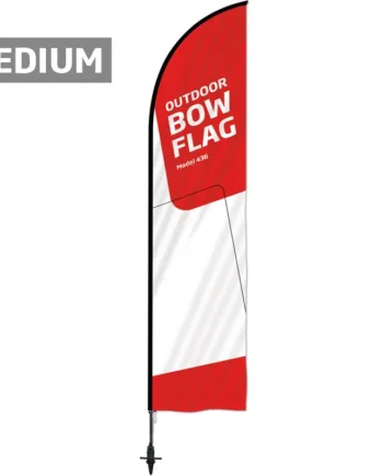 Udendørs   Buet   Flag   Medium   Inkl    Flag   Og   Screw   Flag   Base