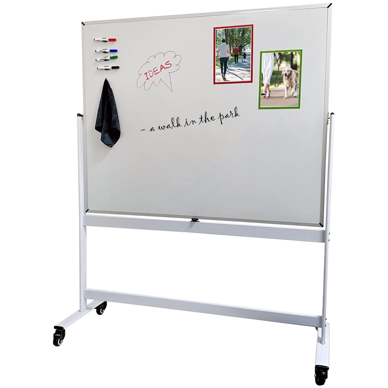 Whiteboard Pro Flip Chart 150 X 120 Cm Svingtavle På Stativ Med Hjul