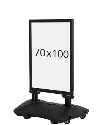 Wind - Pro   Waterbase   Gadeskilt    Sort    70   X   100   Cm