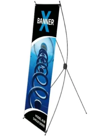 X - Banner    Sort    55   X   150   Cm