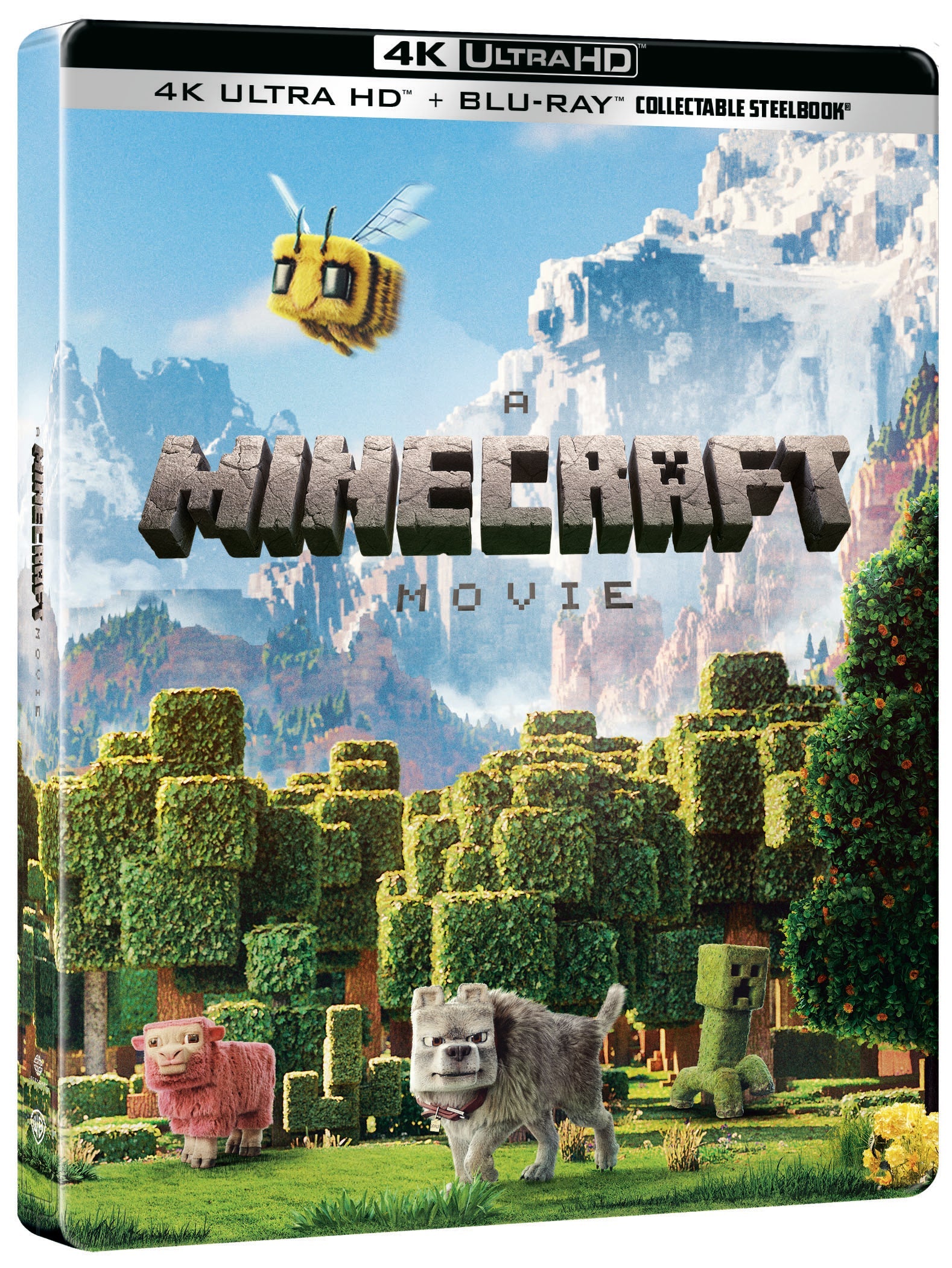 A   Minecraft   Movie   4k   Blu - Ray   Steelbook
