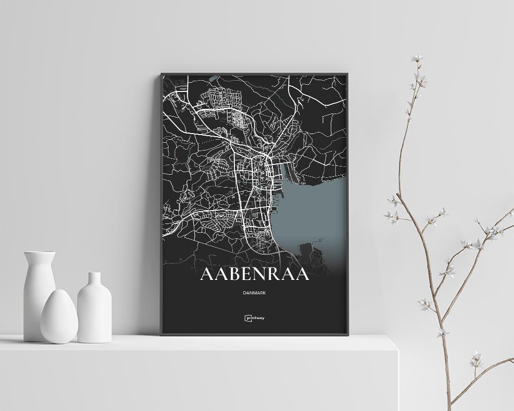 Aabenraa Plakaten Sort