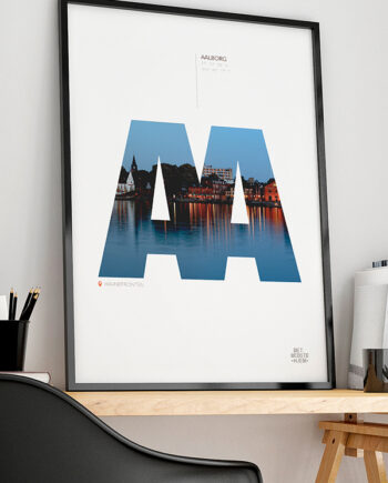 Aalborg - Plakat   Havnefronten   21   X   29        A4    Kr    199  -