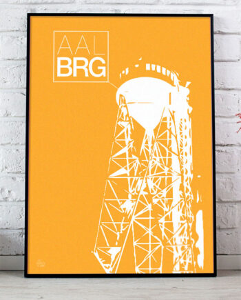 Aalborg - Plakat   Med   Aalborg   Tårnet    Stor    21   X   29        A4    Kr    199  -