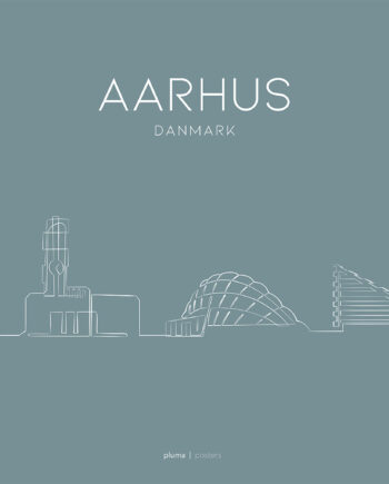 Aarhus   Dusty   Blue   Af   Pluma   Posters