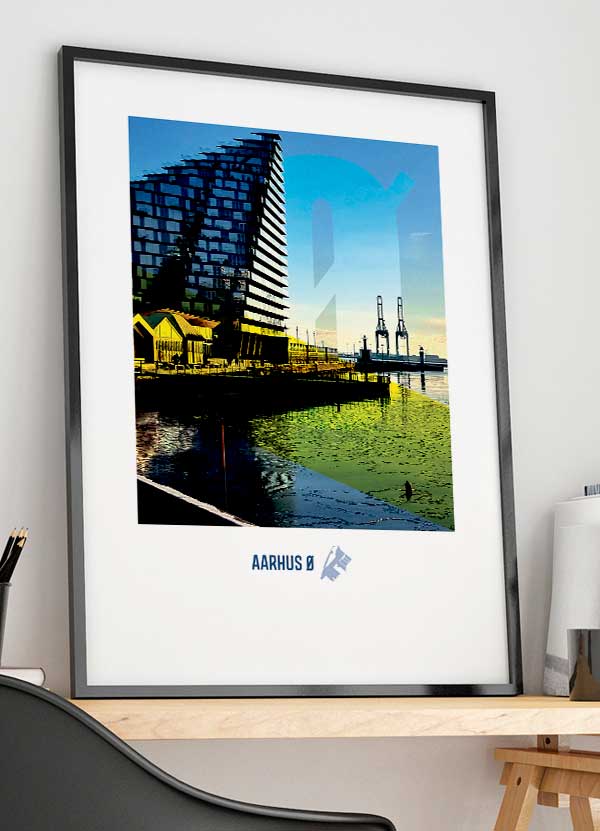 Aarhus   ø - Byplakat   Bassin       21   X   29        A4    Kr    199  -