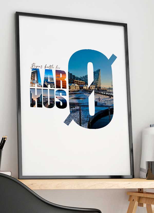Aarhus   ø - Byplakat   Byens   Bedste   Liv   29       X   21   Cm    A4    Kr    199  -