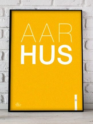Aarhus - Plakat   21   X   29        A4    Kr    199  -