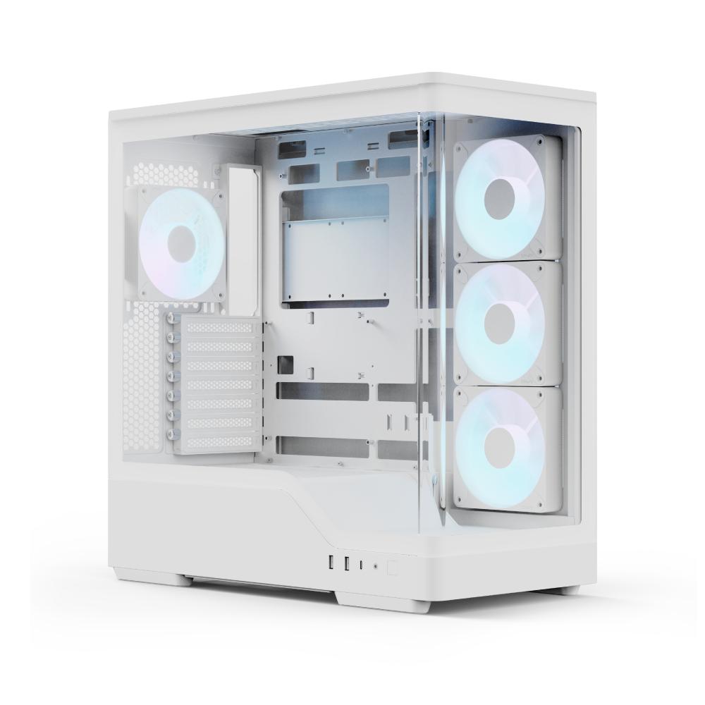 Aerocool   P500a    Mid - Tower   Case   â   White   Kabinet   Geekd   Dk