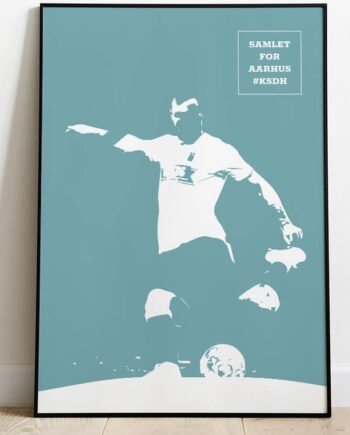 Agf   Ksdh   Fodboldplakat   Samlet   For   Aarhus   21   X   29        A4    Kr    199  -