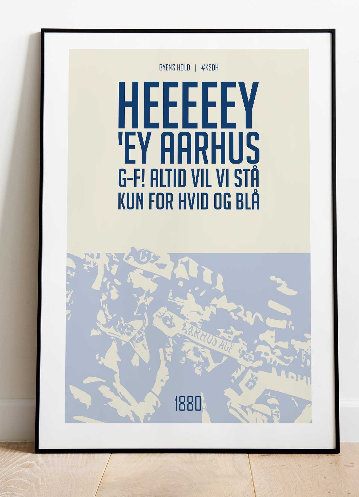 Agf - Plakat    Heeeey    Ey   Aarhus   21   X   29        A4    Kr    199  -
