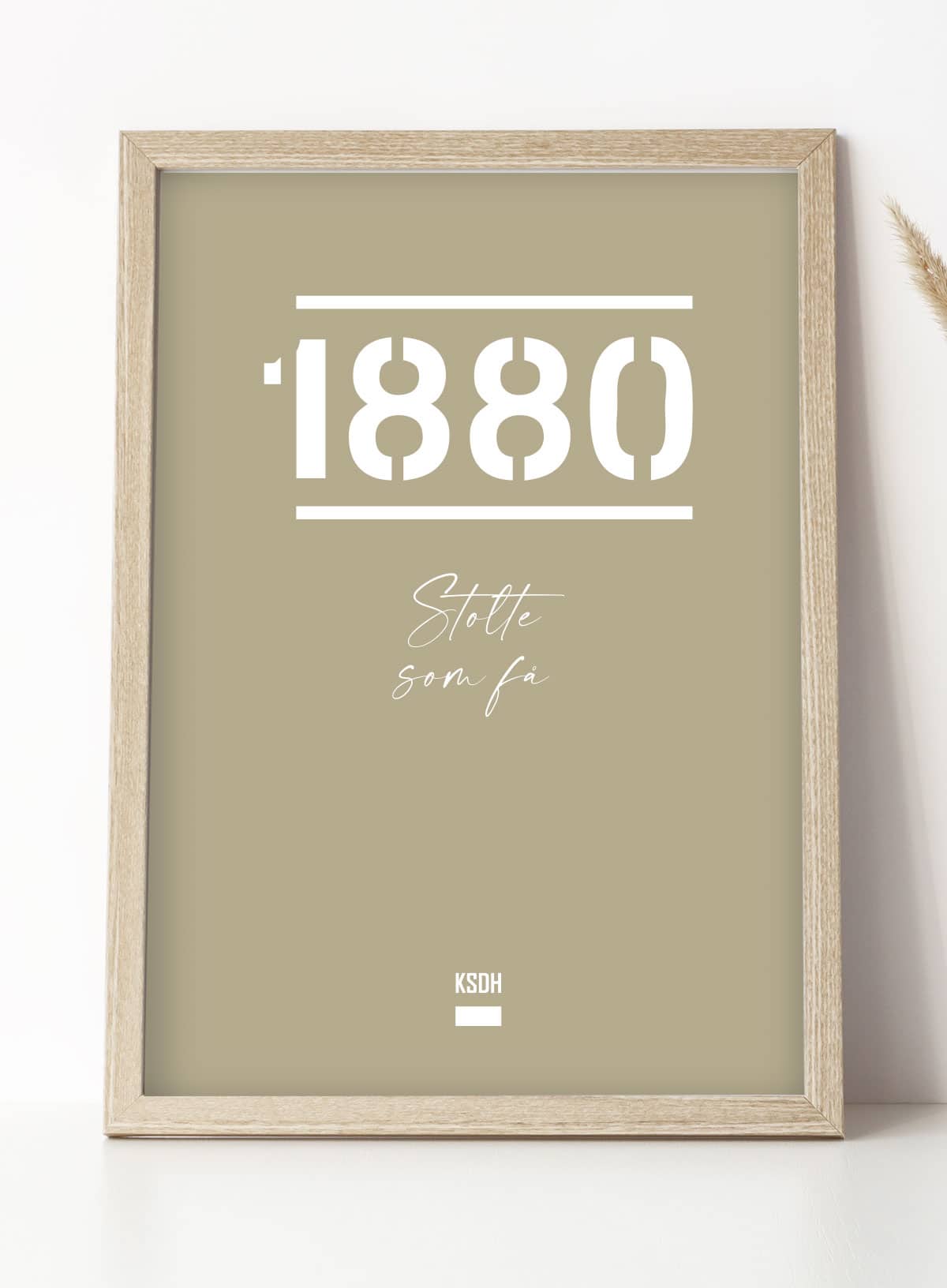 Agf - Plakat   1880   Stolte   Som   Få   21   X   29        A4    Kr    199  -