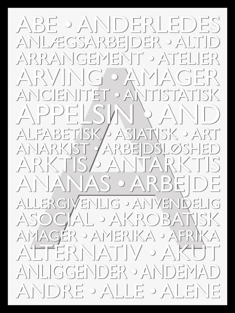 Alfabet   Plakat   A