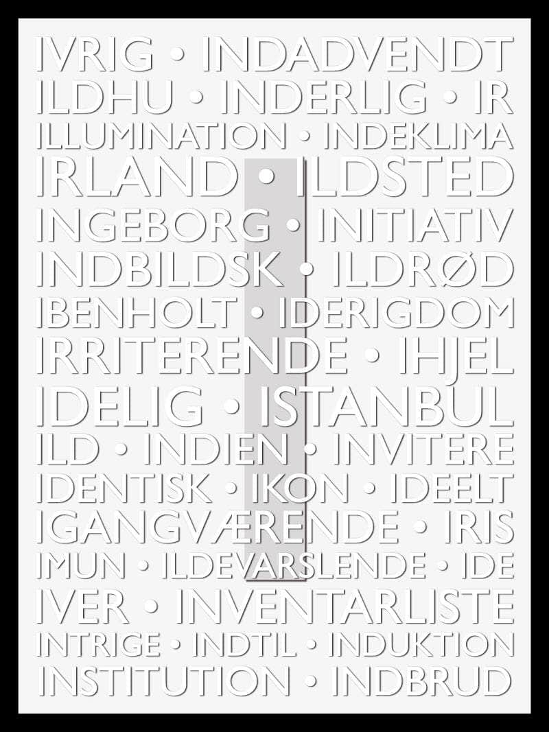 Alfabet   Plakat   I
