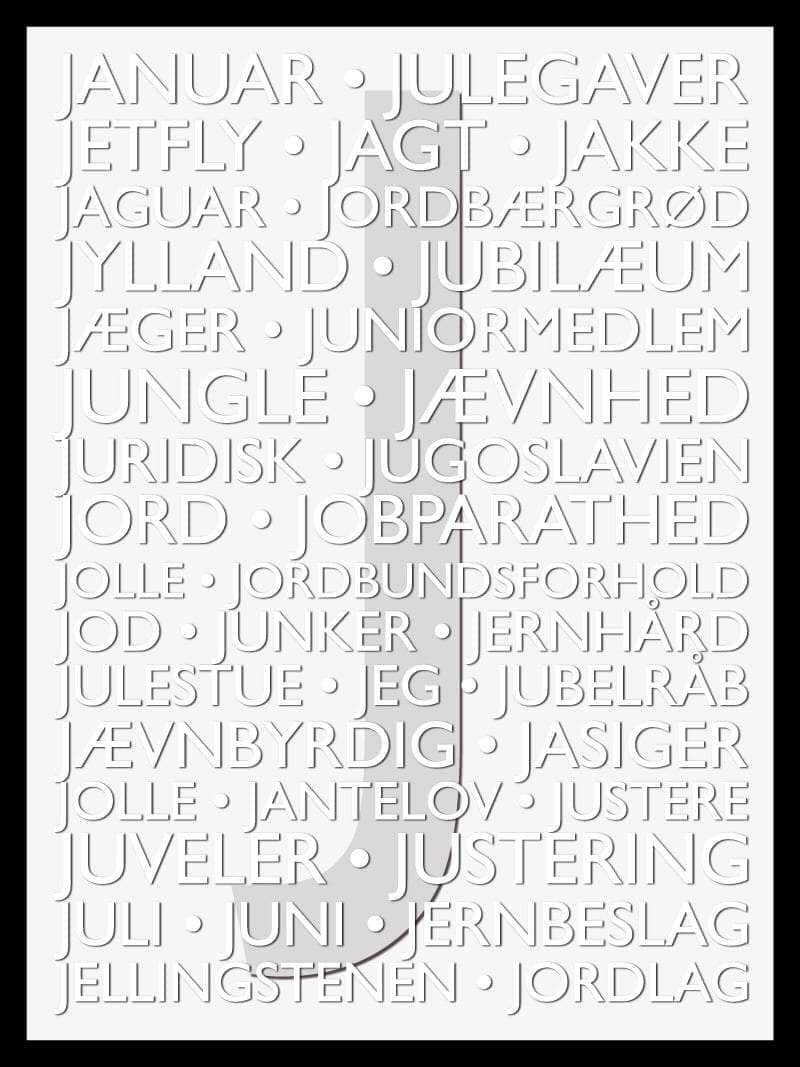 Alfabet   Plakat   J