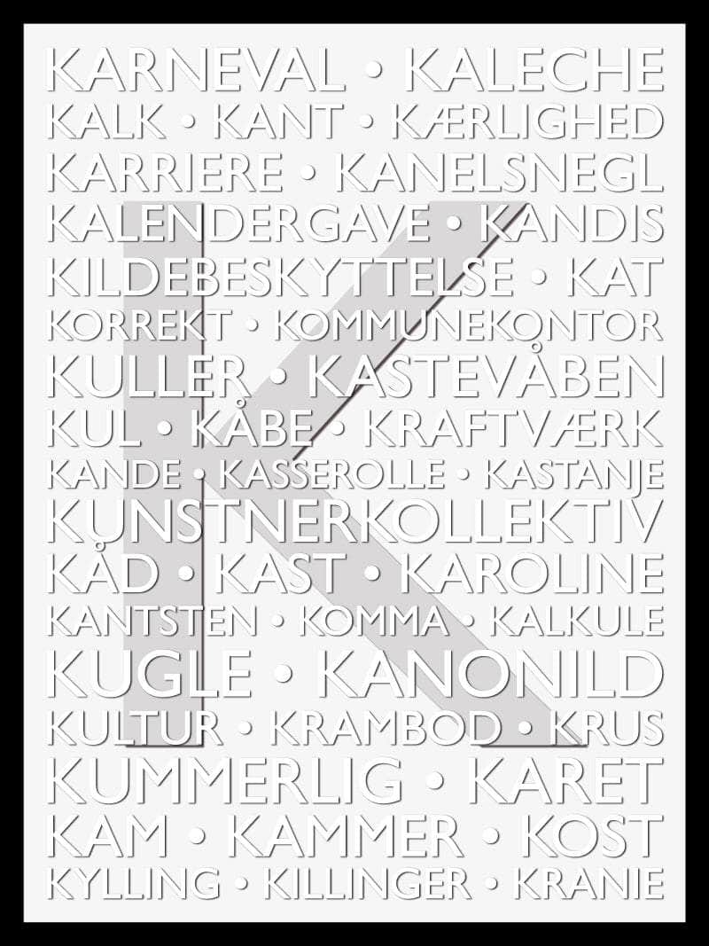 Alfabet   Plakat   K