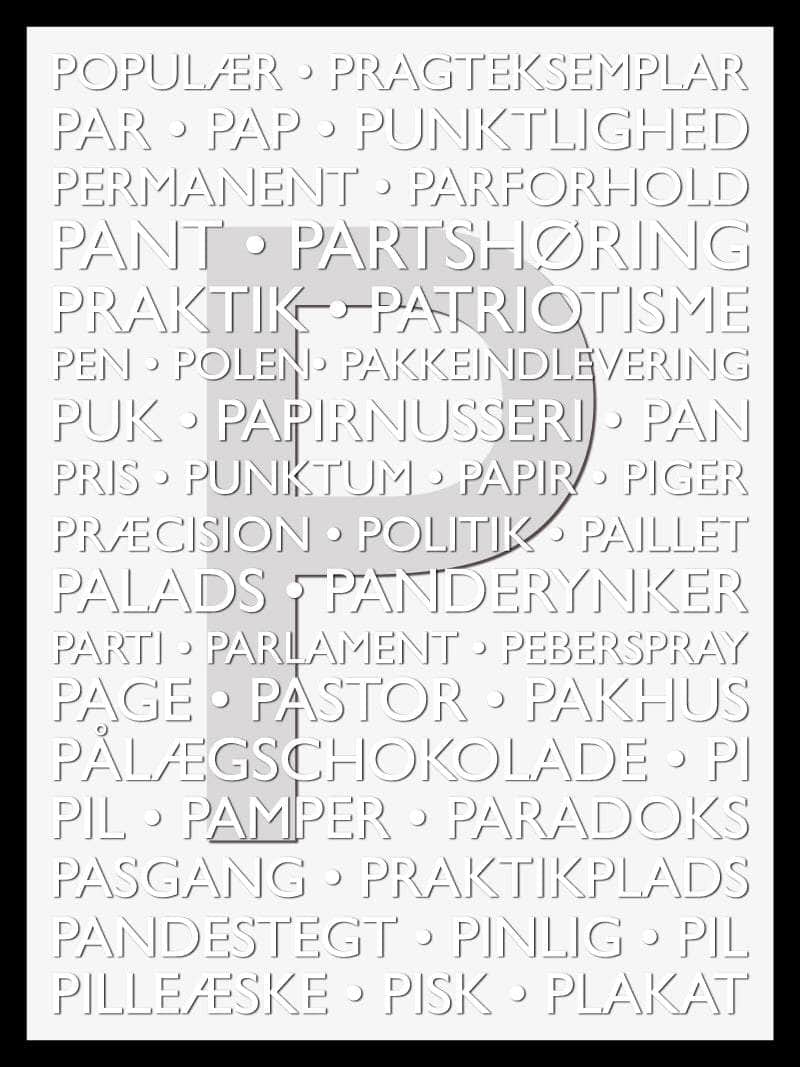 Alfabet   Plakat   P