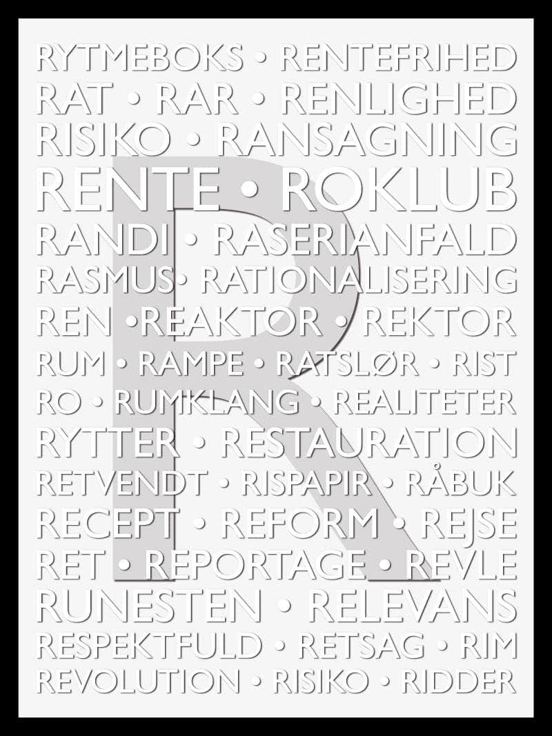Alfabet   Plakat   R