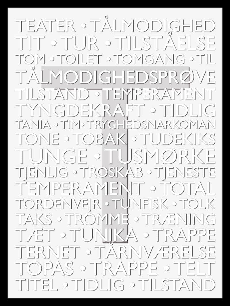 Alfabet   Plakat   T