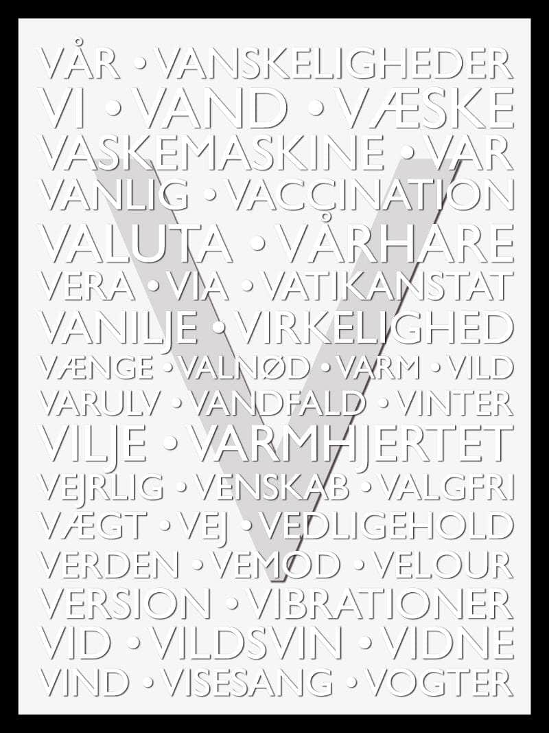 Alfabet   Plakat   V