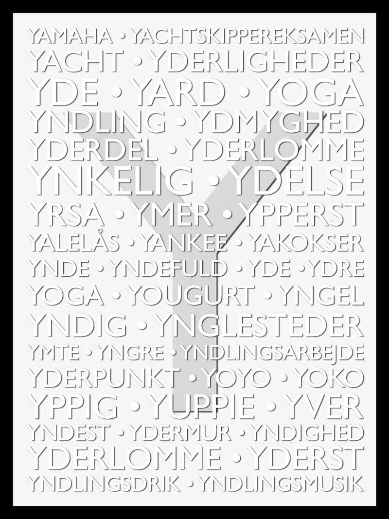 Alfabet   Plakat   Y