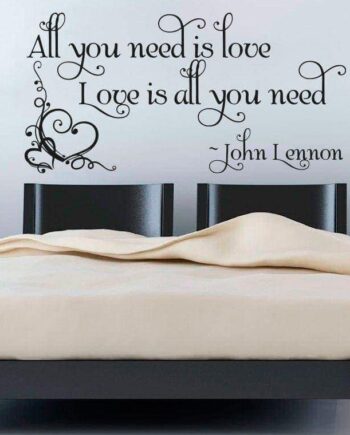 All   You   Need   Wallsticker