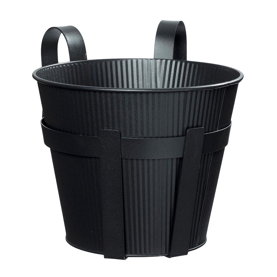Altanpotte   I   Mat   Sort   Metal