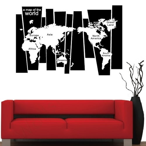 Alternativt   Verdenskort   Wallsticker