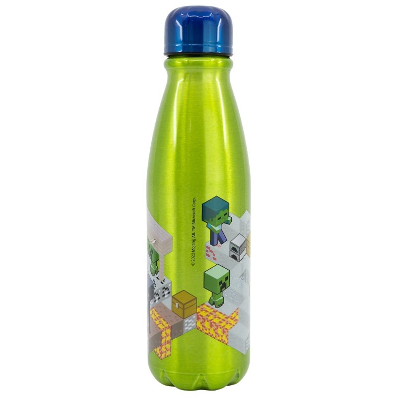 Aluminium   Drikkeflaske   600   Ml   Minecraft   Tema