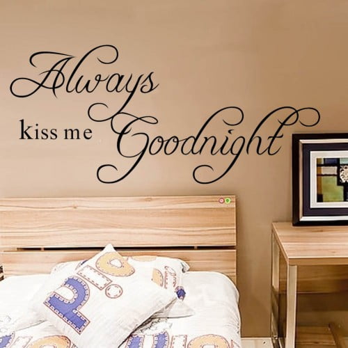 Always   Kiss   Me   Goodnight   Wallsticker
