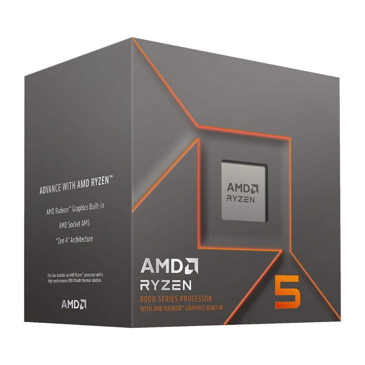 Amd   Ryzen       8500g   Cpu       5ghz       Kerner   Am5    Pib   M   Køler