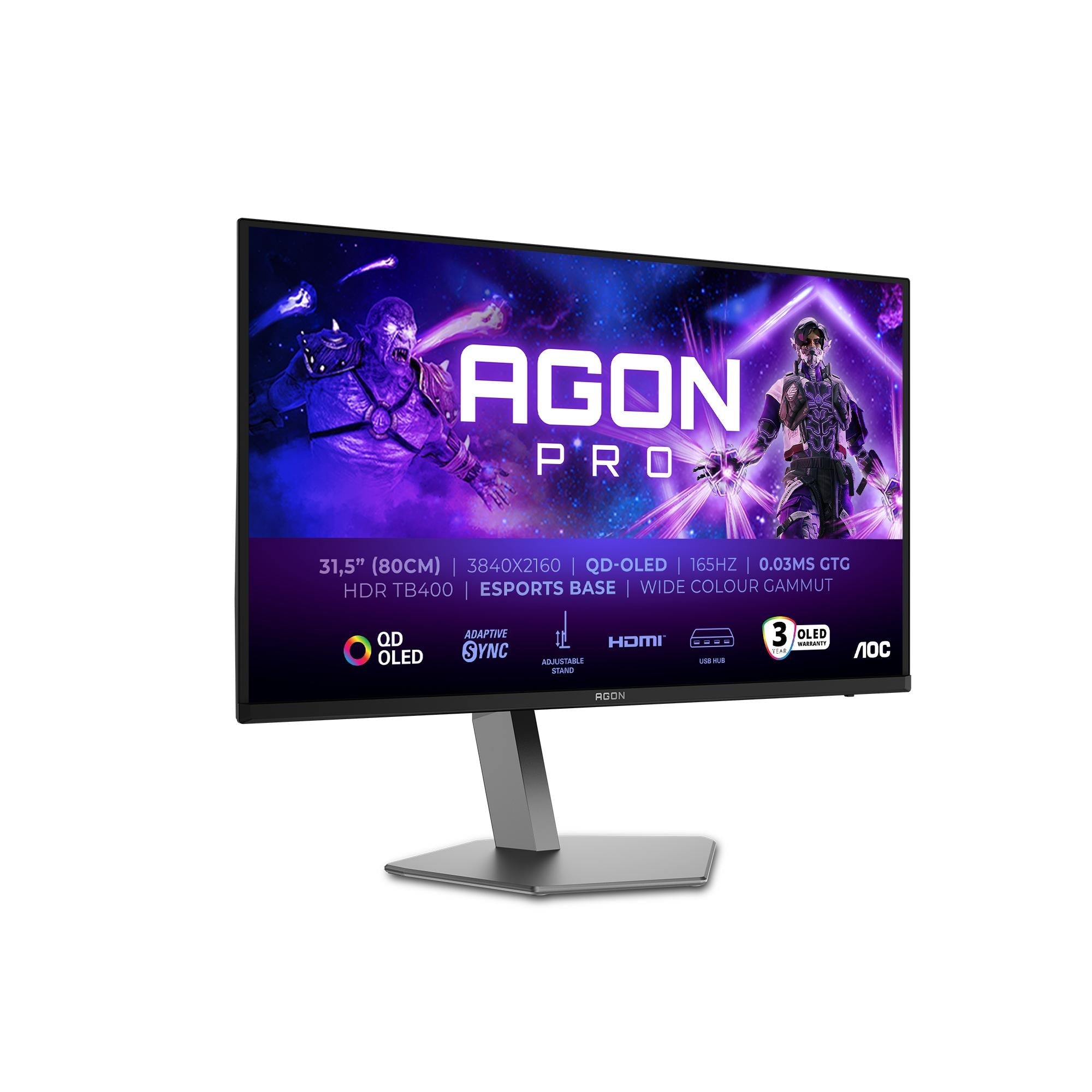 Aoc   Ag326ud   31   5â    Gamingskærm   165hz