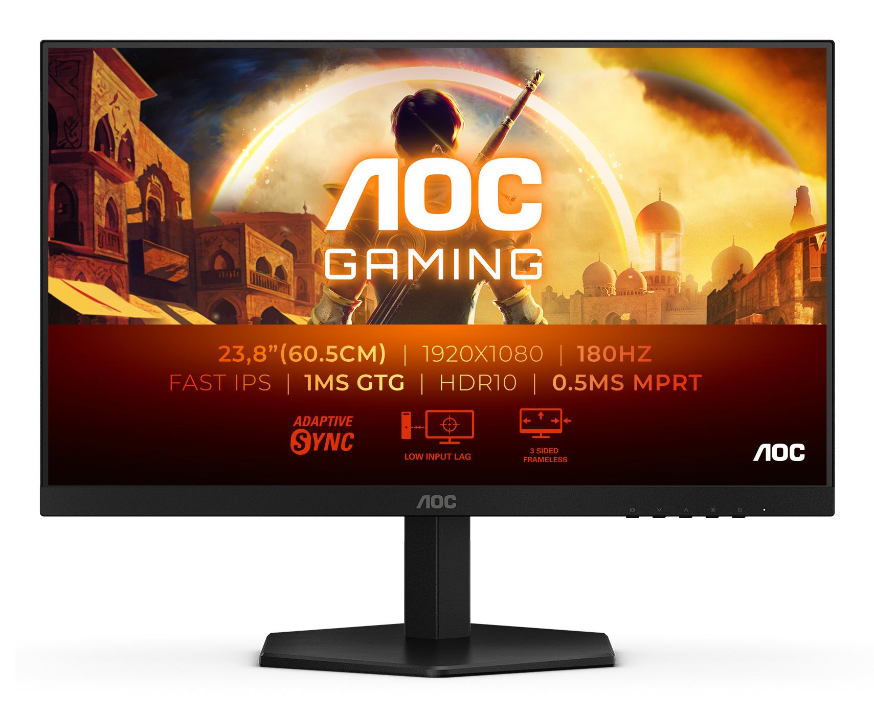 Aoc   24g42e   23   8â    1920x1080   16 :     300   Cd   Mâ       Ms   Hdmi    Displayport    Headphone   Out