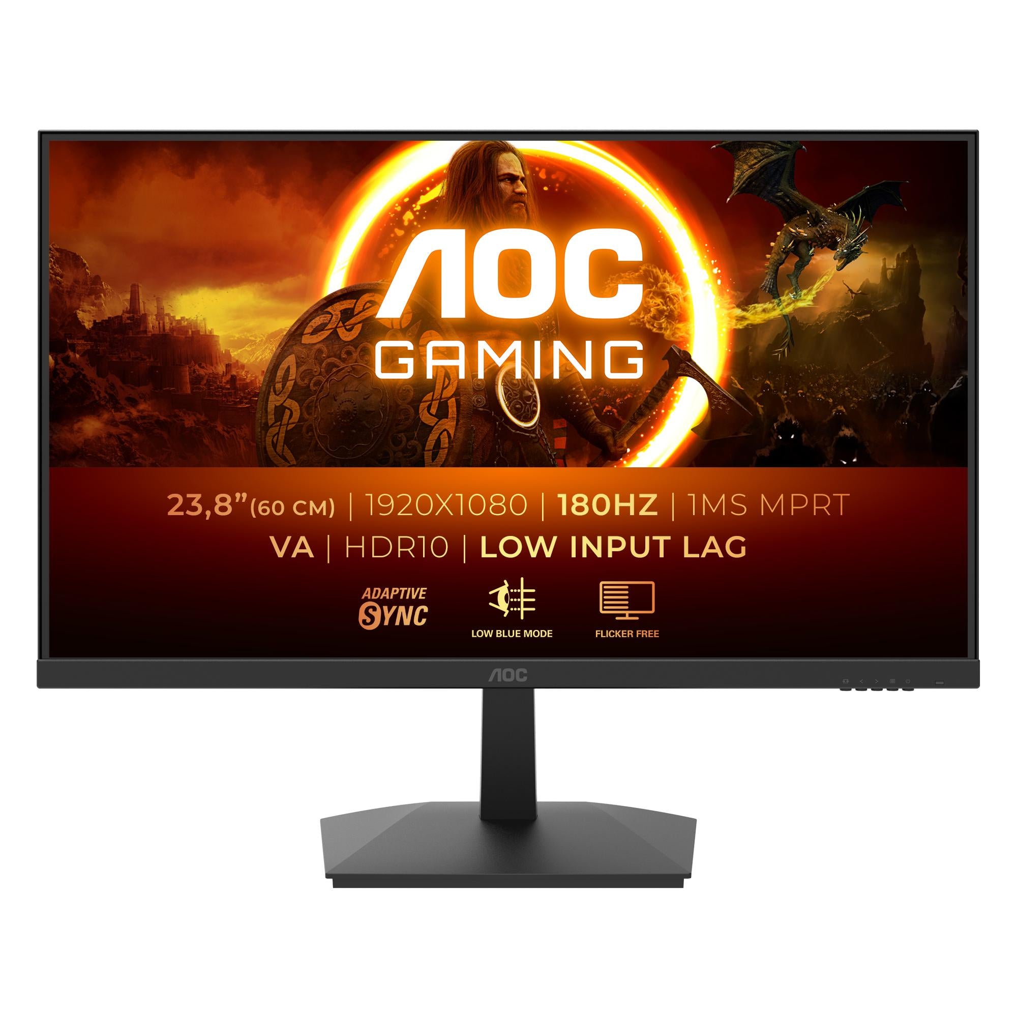 Aoc   Gaming   24g15n2   24   Quot    Fhd   Skærm   180hz   Geekd   Dk