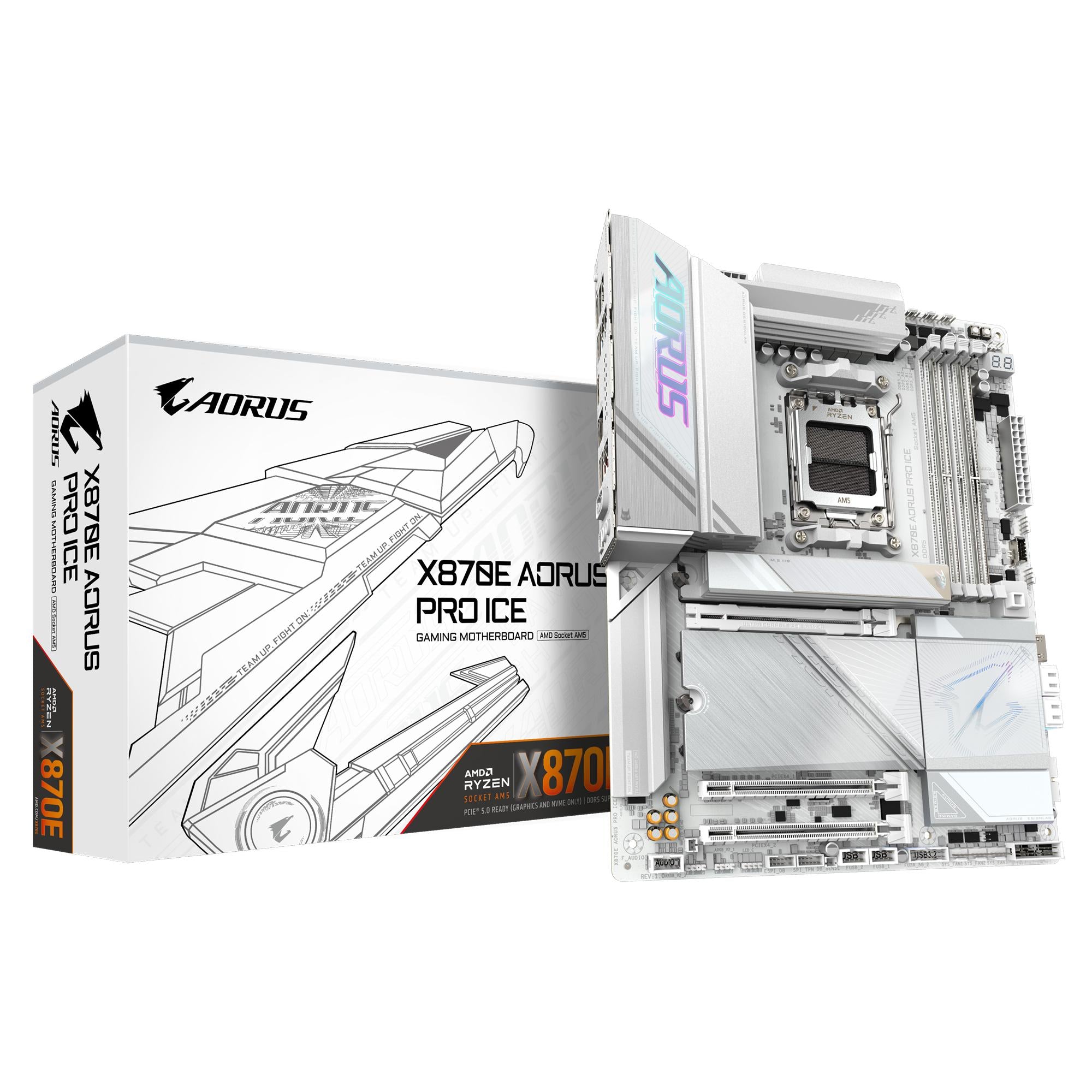 Aorus   X870e   Pro   Ice   Atx   Socket   Am5   Amd   X870e