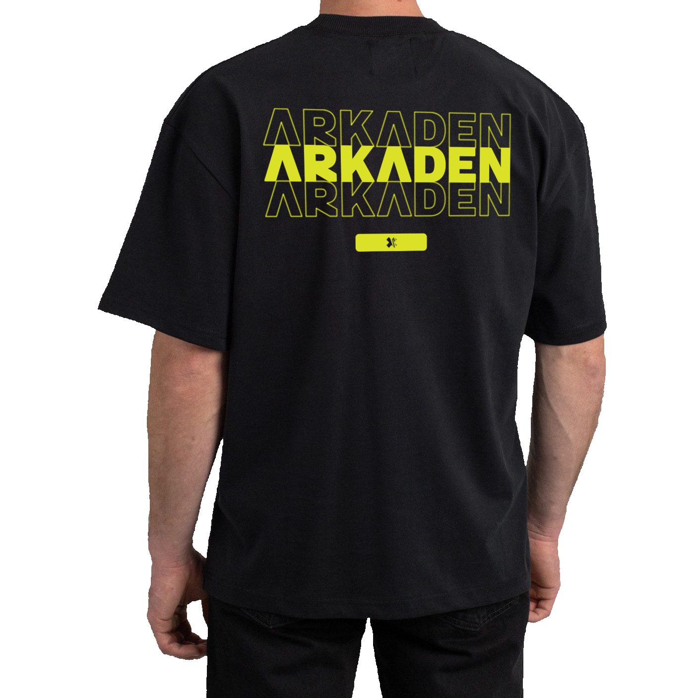 Arkaden   Glitch   Tee     Sort       -