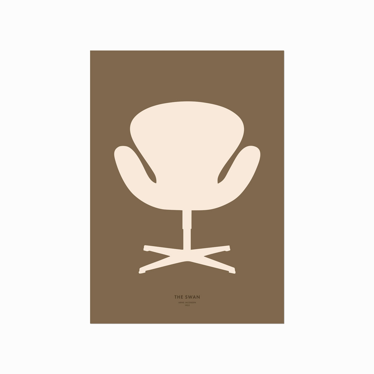 Arne   Jacobsen    The   Swan   Plakat