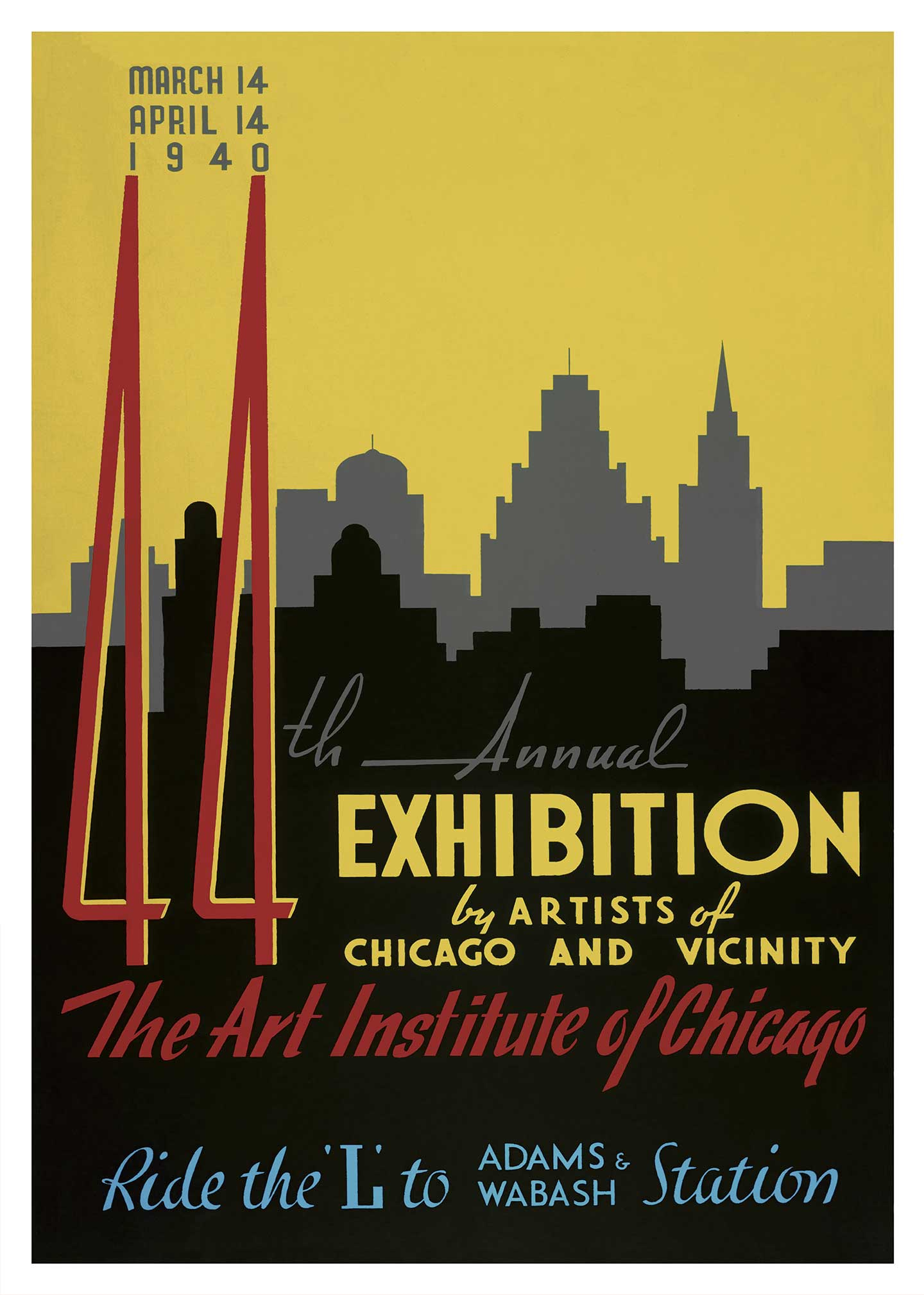 1940   Art   Institute   Of   Chicago   Event   Af   Vintage   Vista   Designs