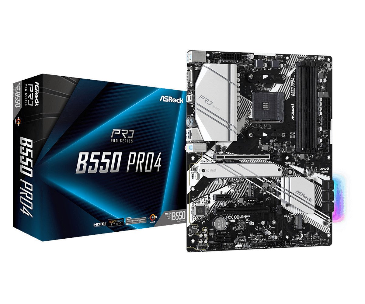Asrock   B550   Pro4   Atx   Am4   Amd   B550   Bundkort   Geekd   Dk