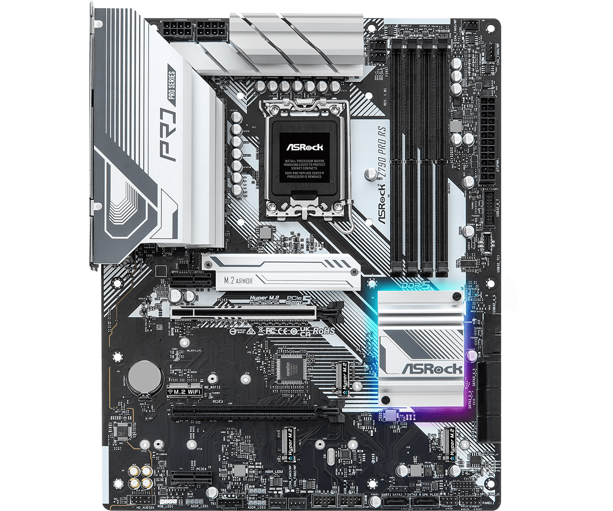Asrock   Z790   Pro   Rs   Bundkort