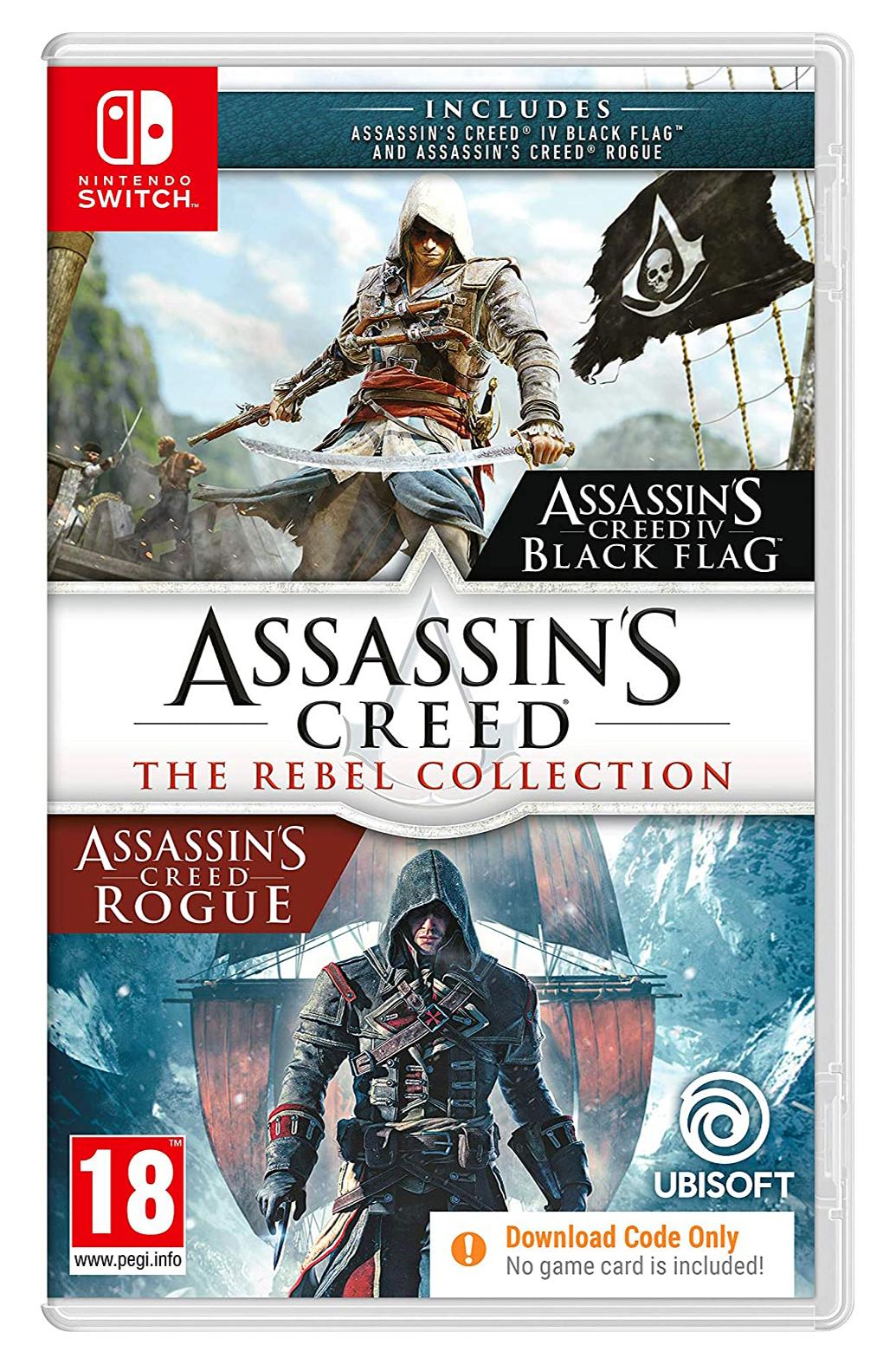 Assassinâ   S   Creed   Rebel   Collection    Code   In   A   Box     Nintendo   Switch    Nintendo   Switch   Spil   Geekd   Dk
