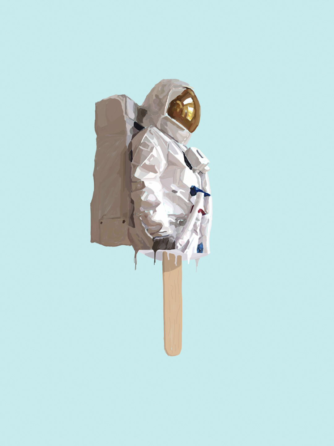 Astronaut   Ice   Af   Mads   Hindhede
