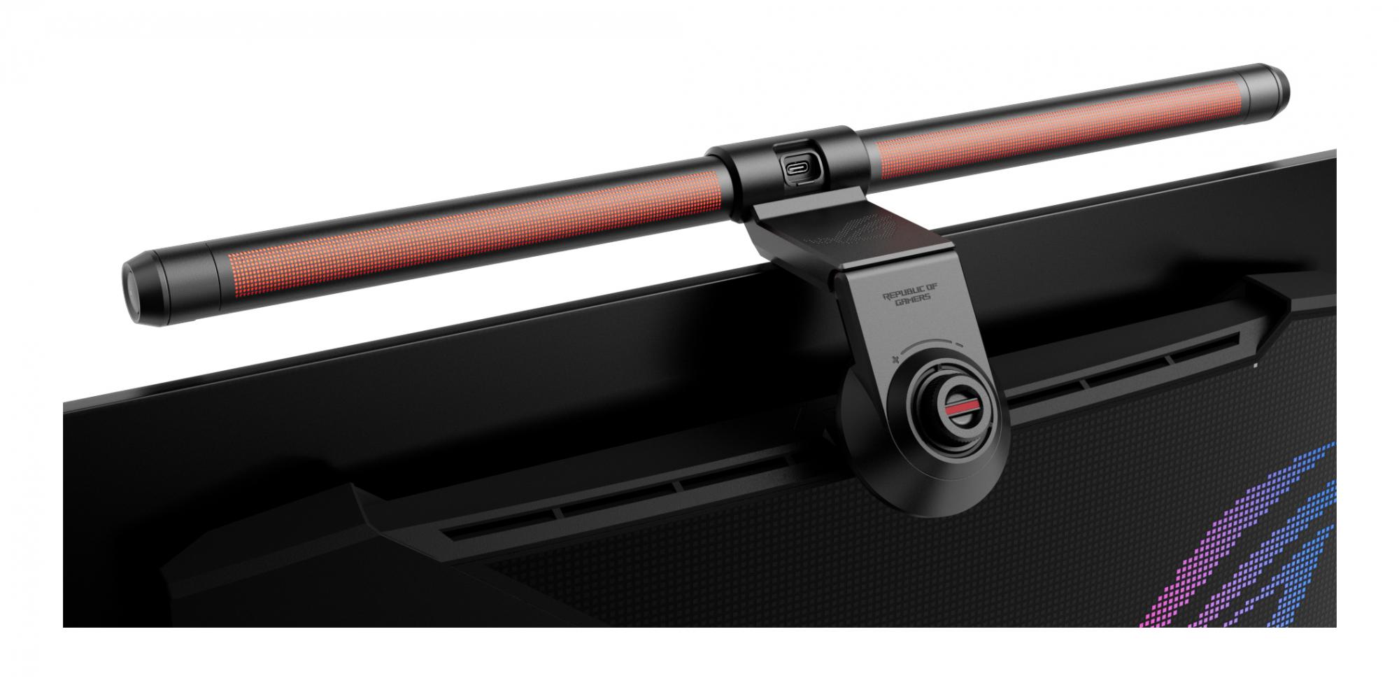 Asus   Alb01     Rog   Aura   Monitor   Light   Bar    Usb - C   5w     Sort