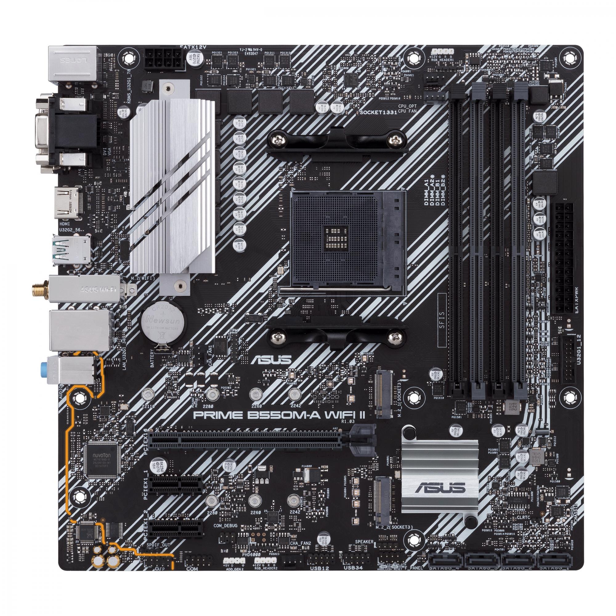 Asus   Prime   B550m - A    Wi - Fi    Ii    Matx    B550    Am4