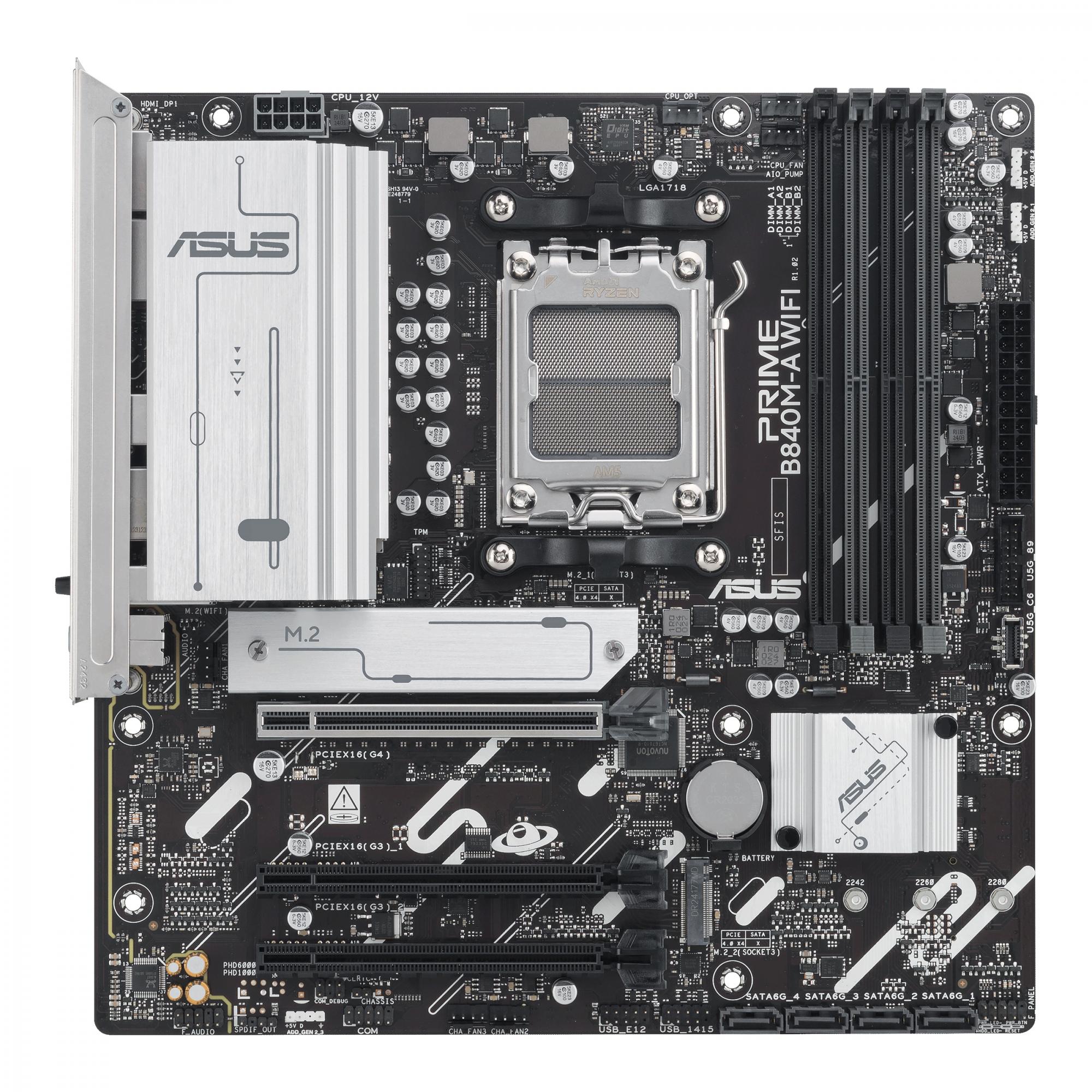 Asus   Prime   B840m - A   Wifi    Matx    B840    Am5